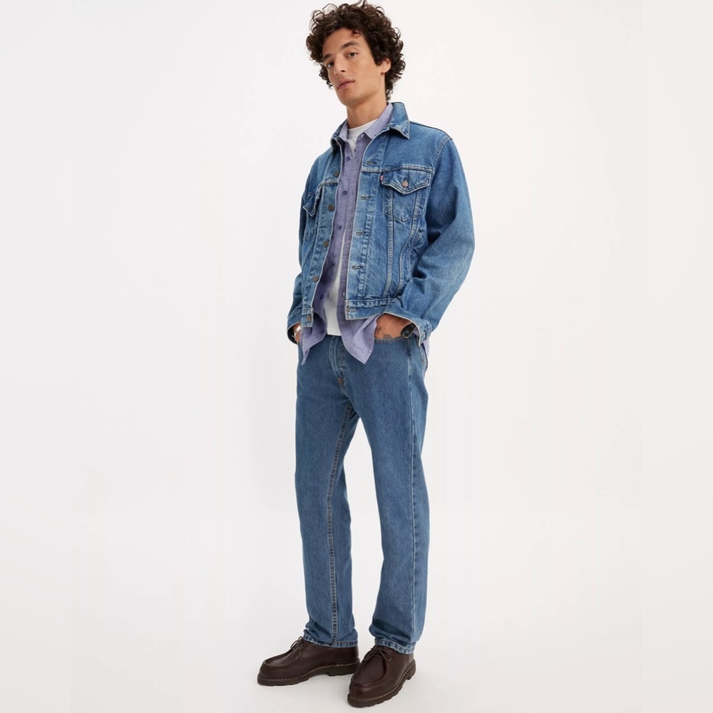 Levis Levi’s 505 Regular Fit Men’s Jeans, blue, size 36 100% cotton